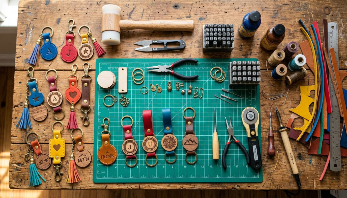 Matériaux et formes : personnaliser son porte-clés selon son goût